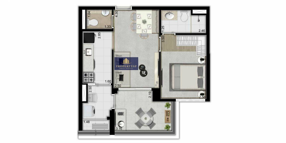 Apartamento à venda com 2 quartos, 67m² - Foto 12