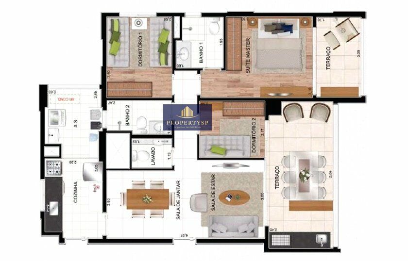 Apartamento à venda com 3 quartos, 100m² - Foto 17