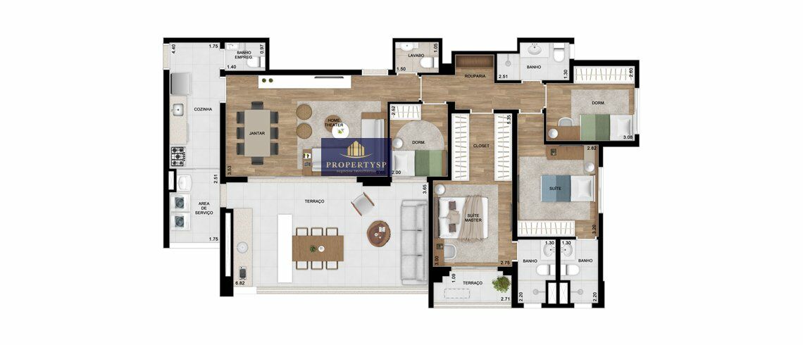 Apartamento à venda com 4 quartos, 136m² - Foto 10