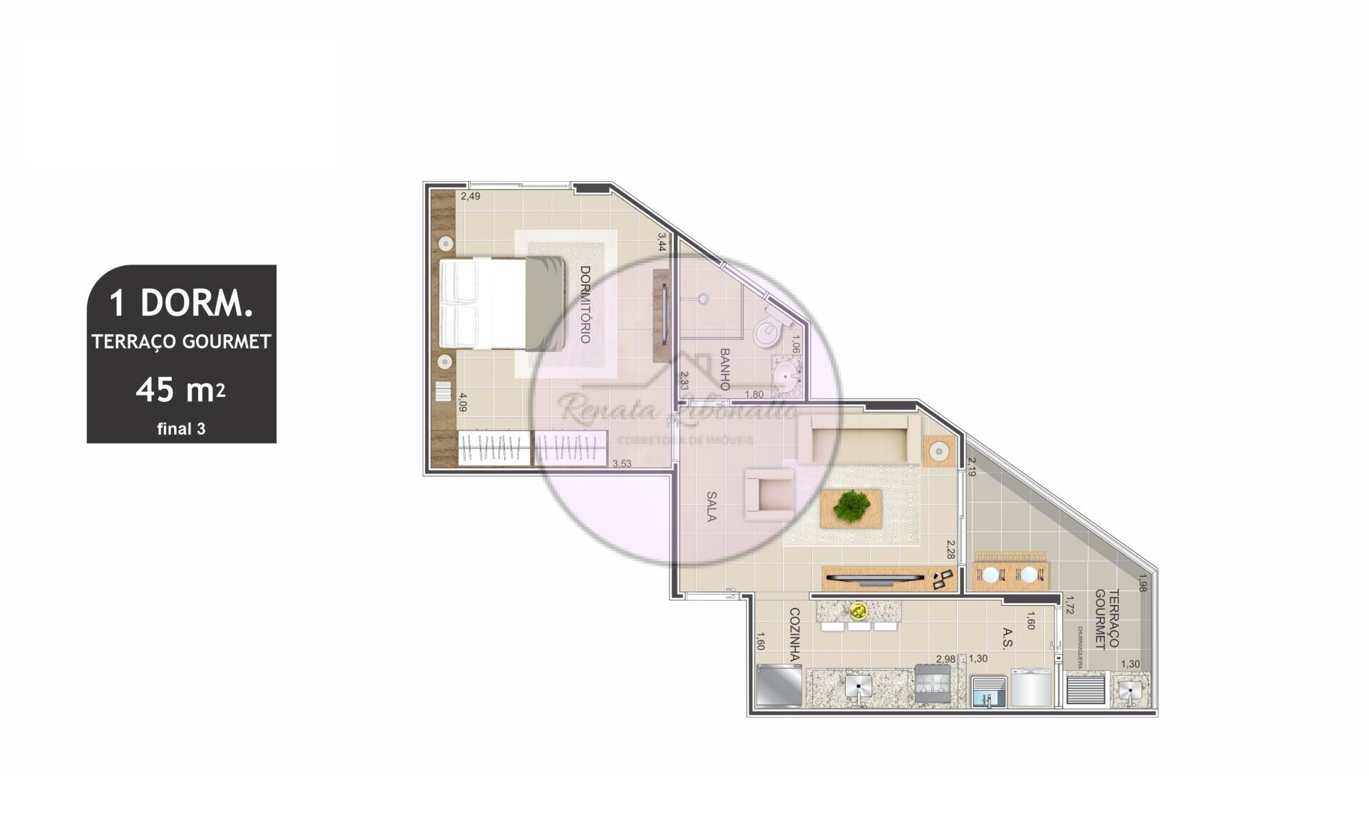 Apartamento à venda com 2 quartos, 78m² - Foto 6