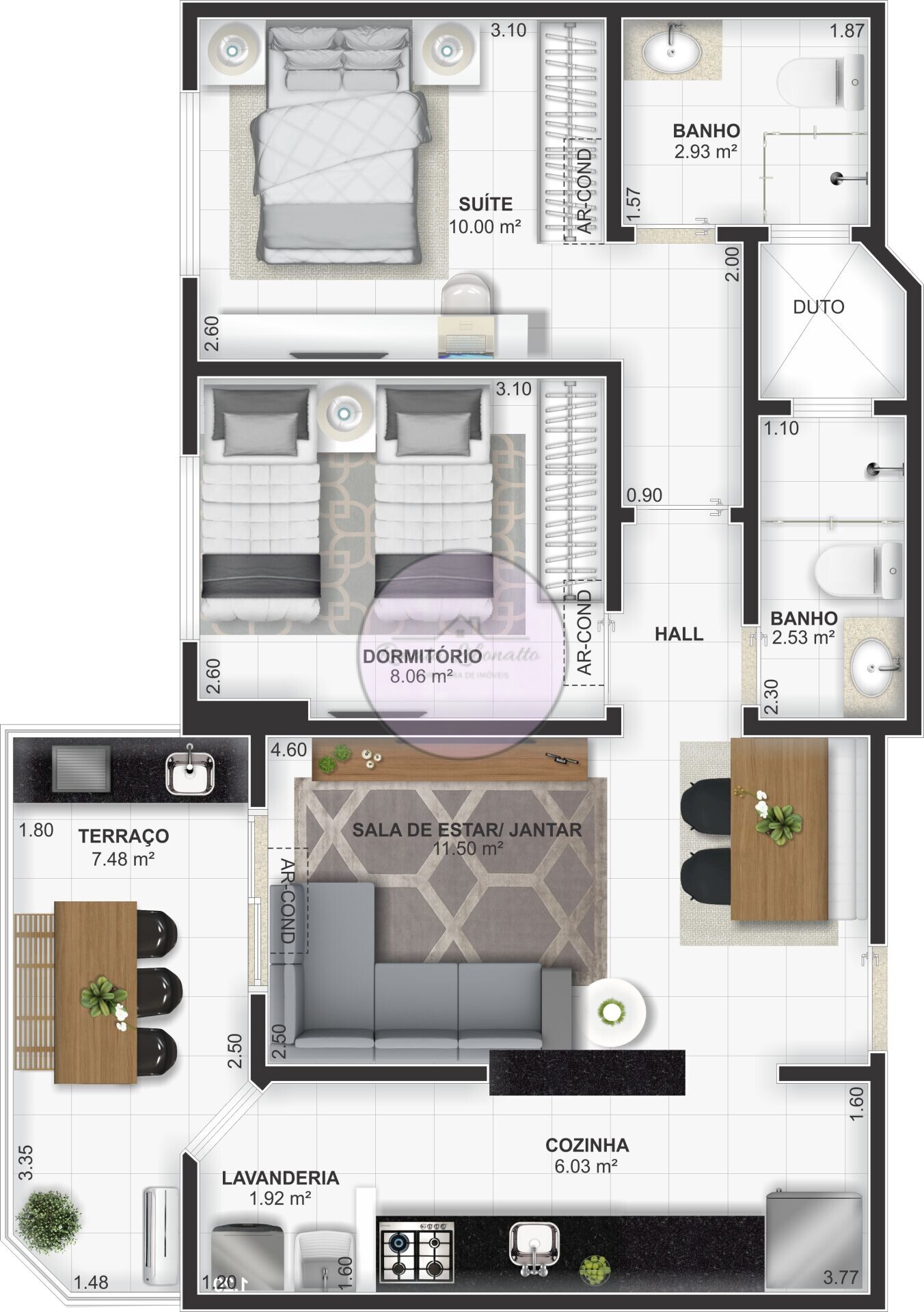 Apartamento à venda com 3 quartos, 93m² - Foto 24