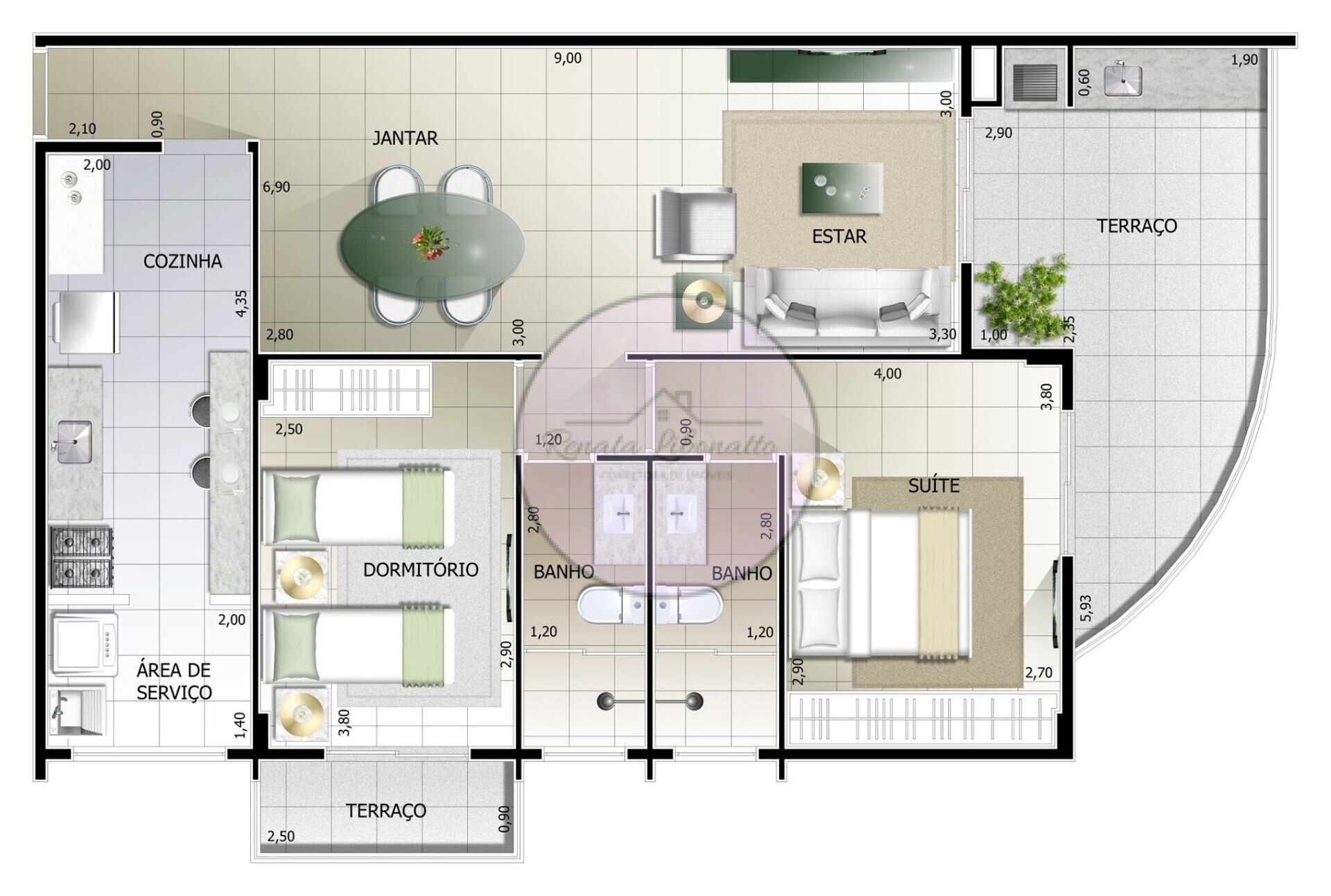 Apartamento à venda com 2 quartos, 85m² - Foto 11