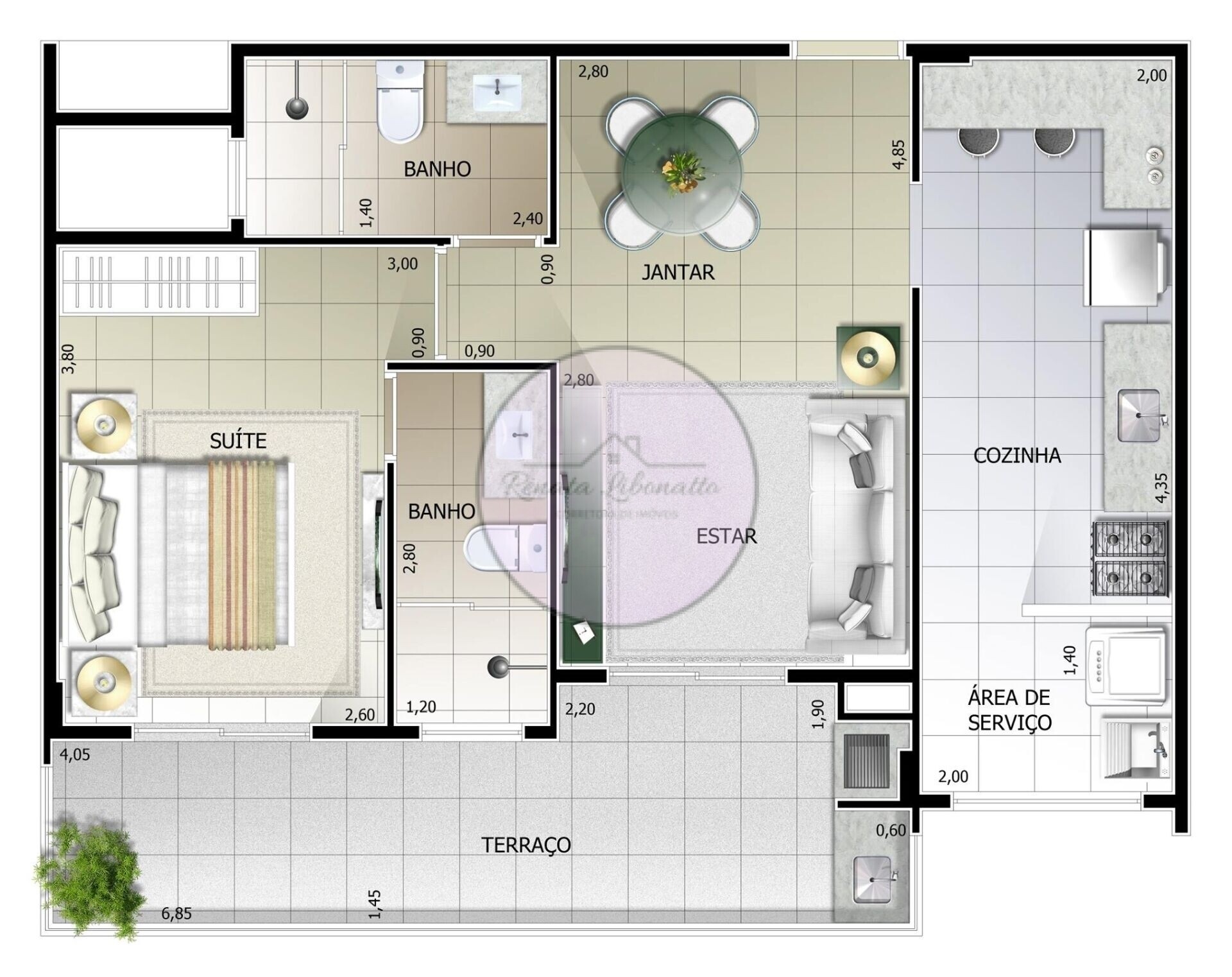 Apartamento à venda com 2 quartos, 85m² - Foto 10