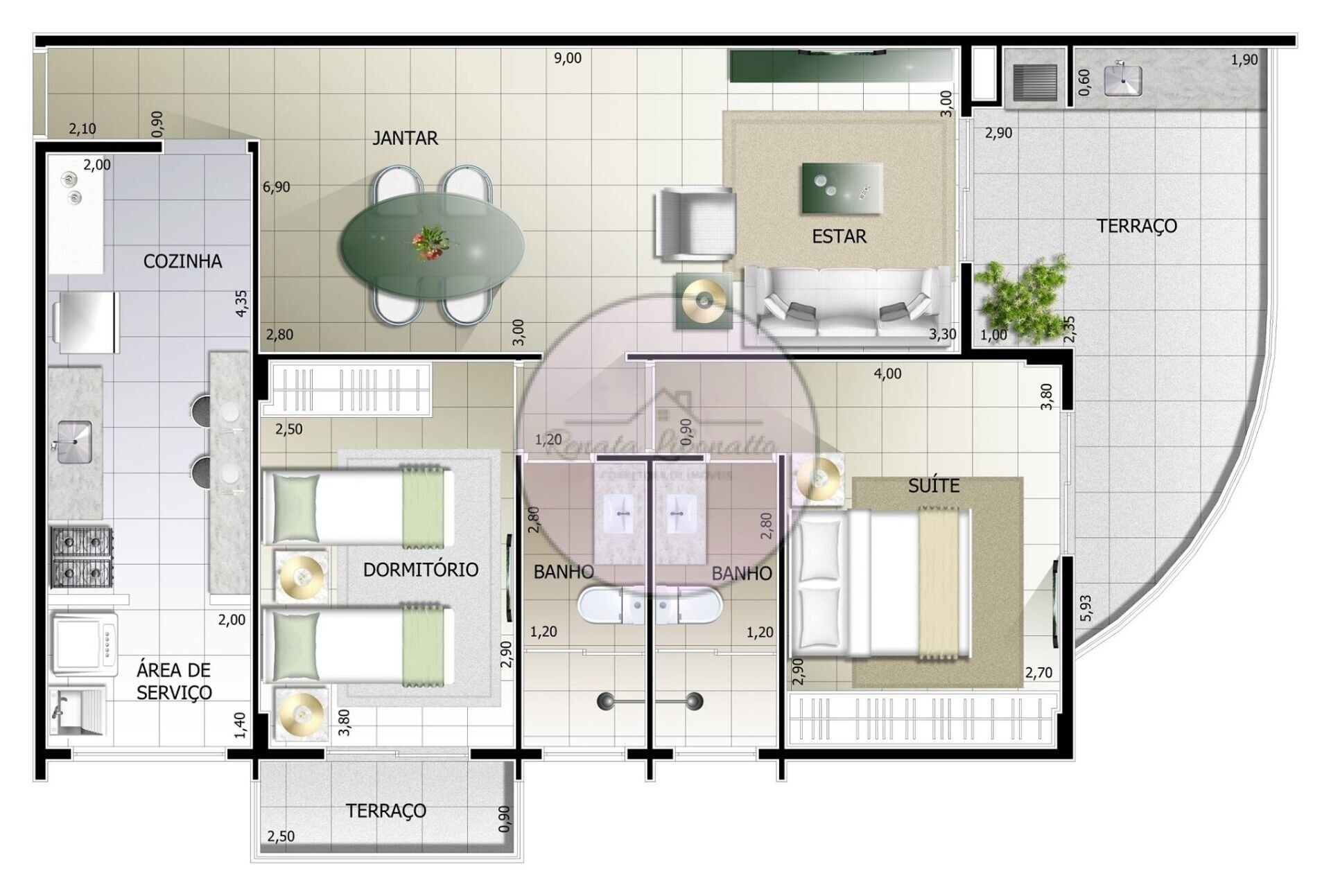 Apartamento à venda com 2 quartos, 85m² - Foto 9