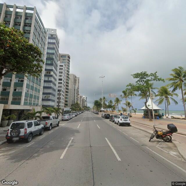 Imagem estática do "Street View" da localização