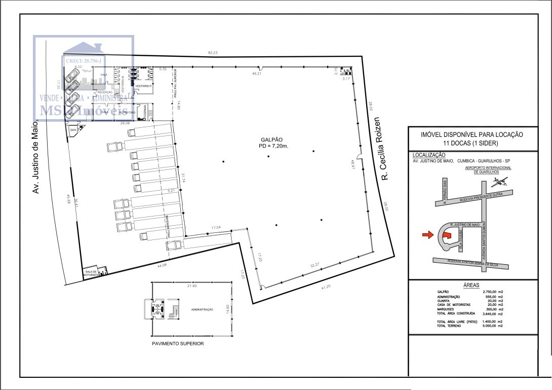 Depósito-Galpão-Armazém para alugar, 3650m² - Foto 5