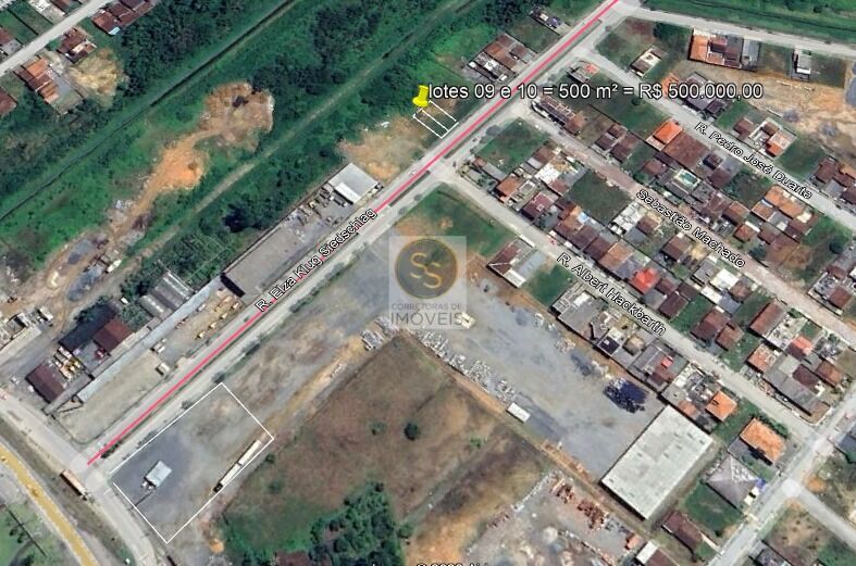 Lote/Terreno de 500m² no bairro Itinga, em Araquari | Eu Corretor