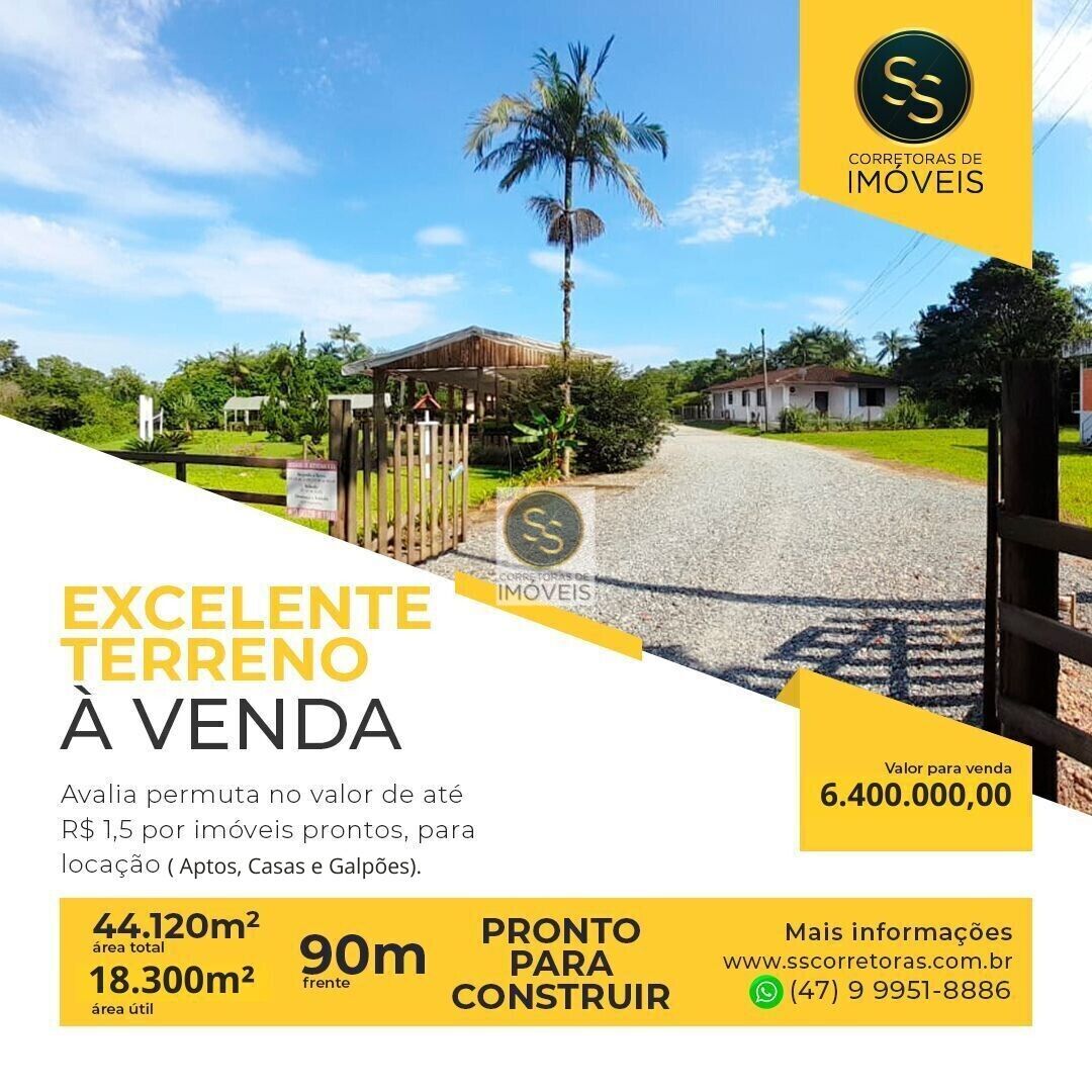 Lote/Terreno de 44120m² no bairro Zona Industrial Norte, em Joinville | Eu Corretor