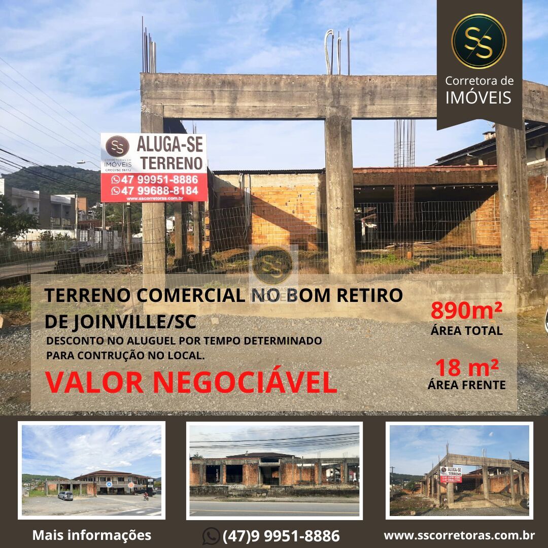 Lote/Terreno de 890m² no bairro Bom Retiro, em Joinville | Eu Corretor