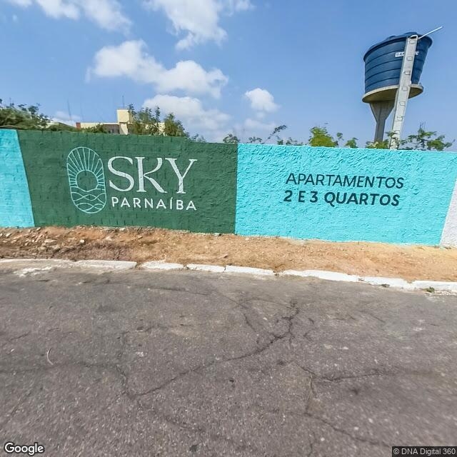 Imagem estática do "Street View" da localização