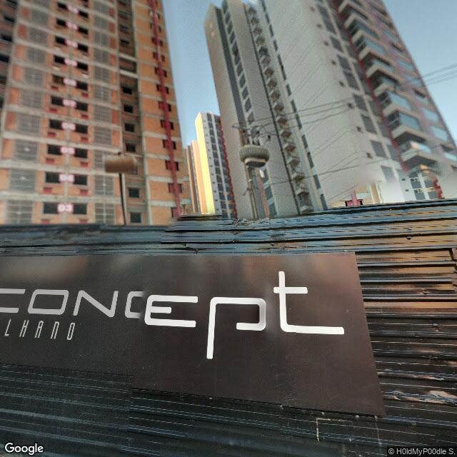 Imagem estática do "Street View" da localização