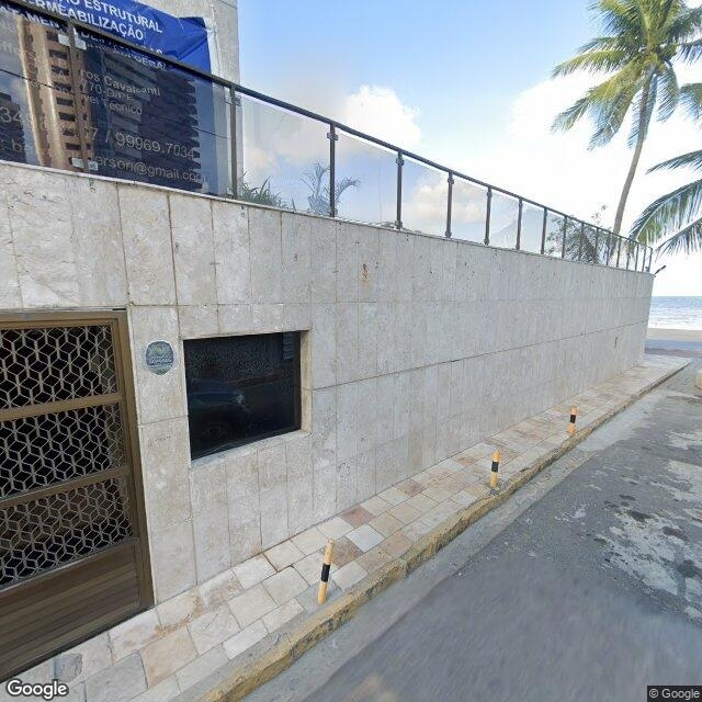 Imagem estática do "Street View" da localização