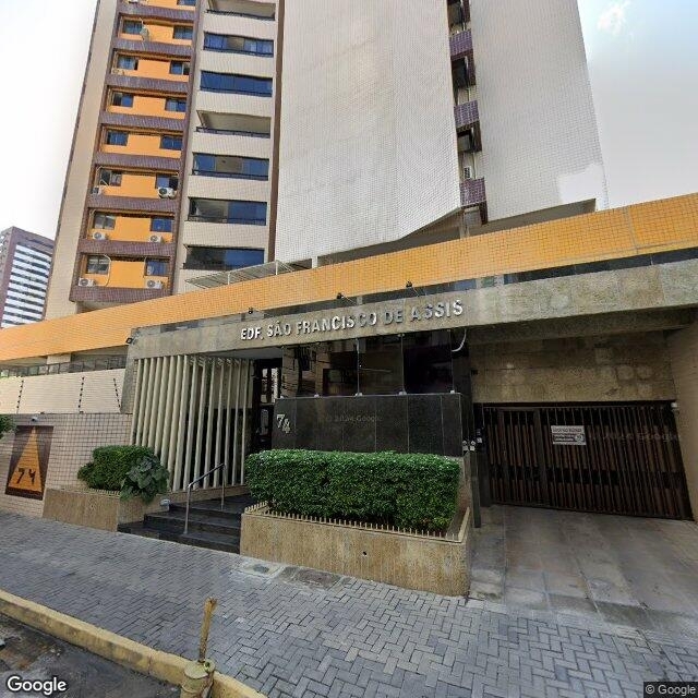 Imagem estática do "Street View" da localização