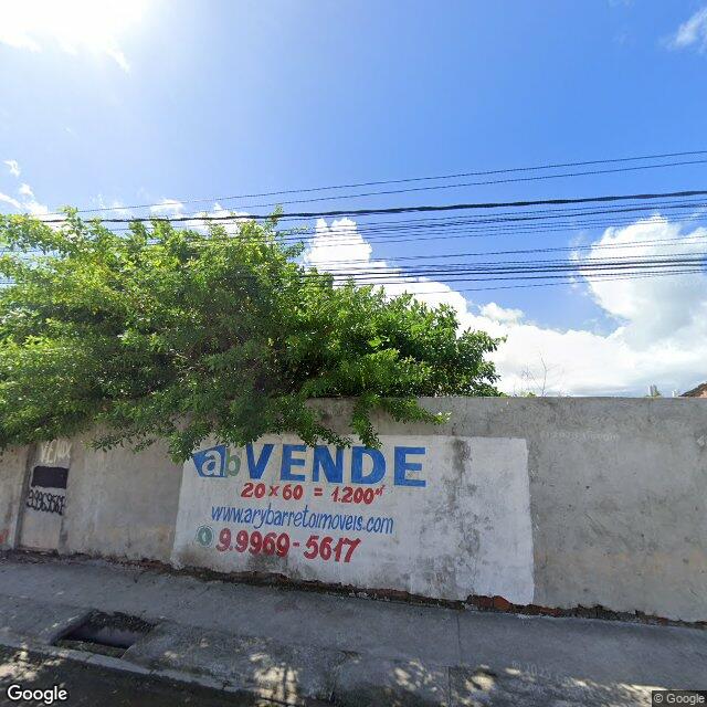 Imagem estática do "Street View" da localização