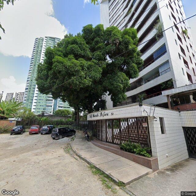 Imagem estática do "Street View" da localização