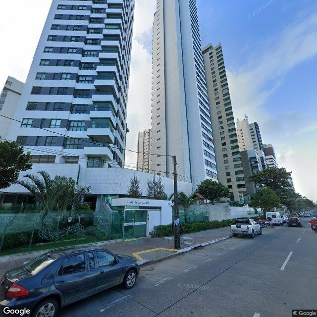 Imagem estática do "Street View" da localização