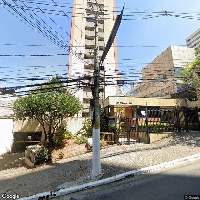 Imagem estática do "Street View" da localização