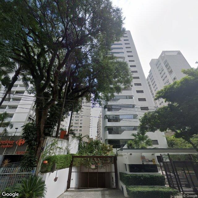 Imagem estática do "Street View" da localização