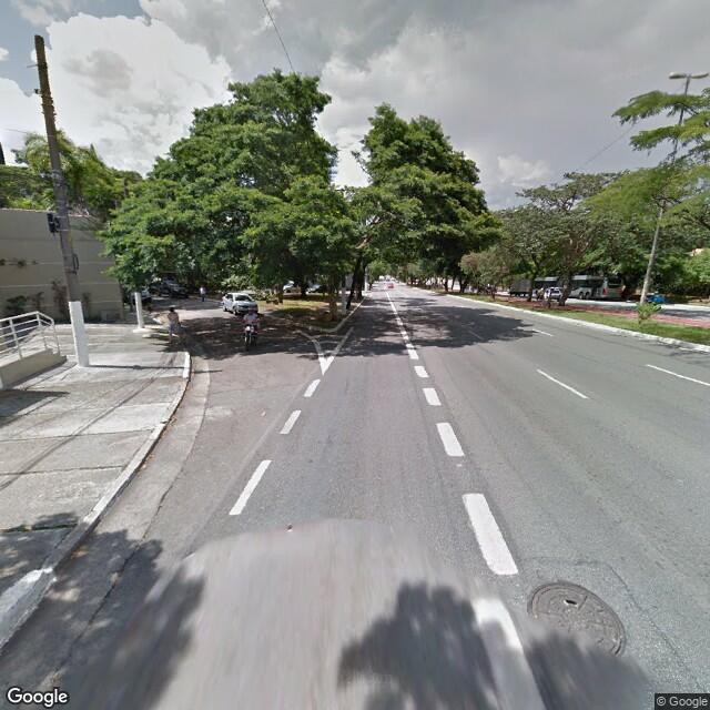 Imagem estática do "Street View" da localização