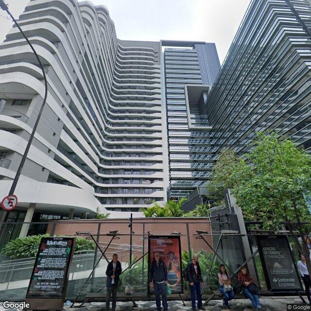 Imagem estática do "Street View" da localização