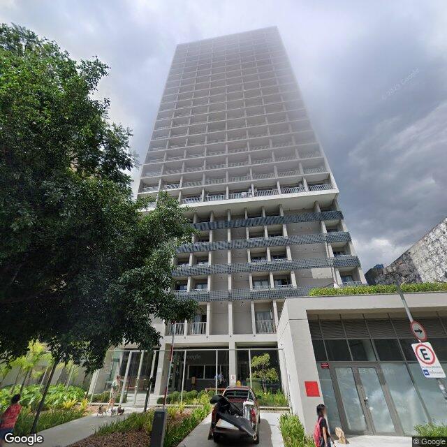 Imagem estática do "Street View" da localização