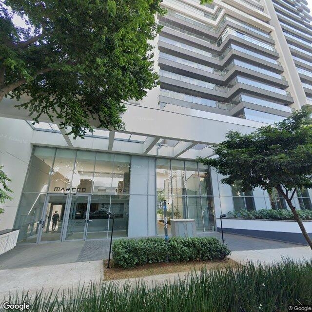 Imagem estática do "Street View" da localização