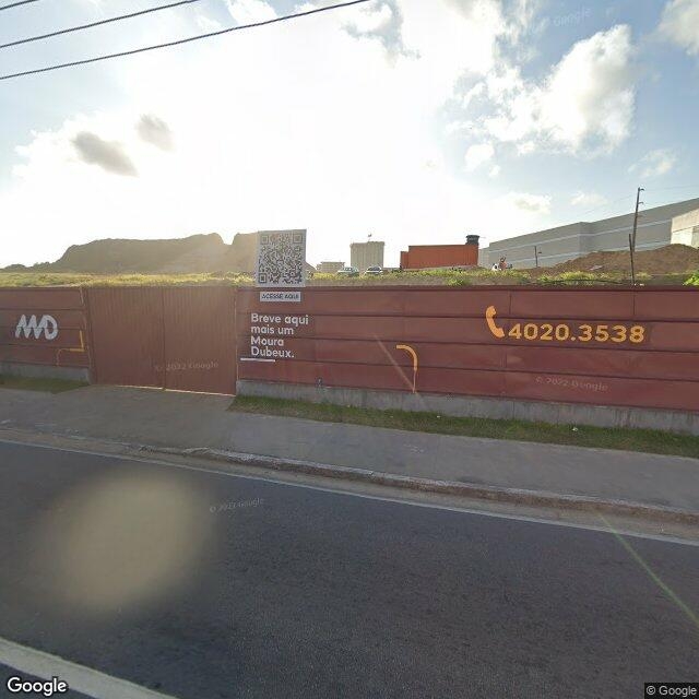 Imagem estática do "Street View" da localização