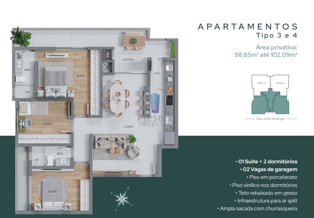 Apartamento à venda com 2 quartos, 89m² - Foto 29