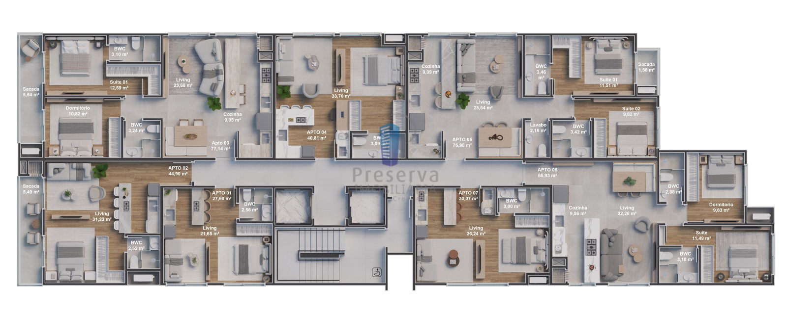 Apartamento, 1 quarto, 30 m² - Foto 24