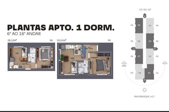 Apartamento, 1 quarto, 28 m² - Foto 6