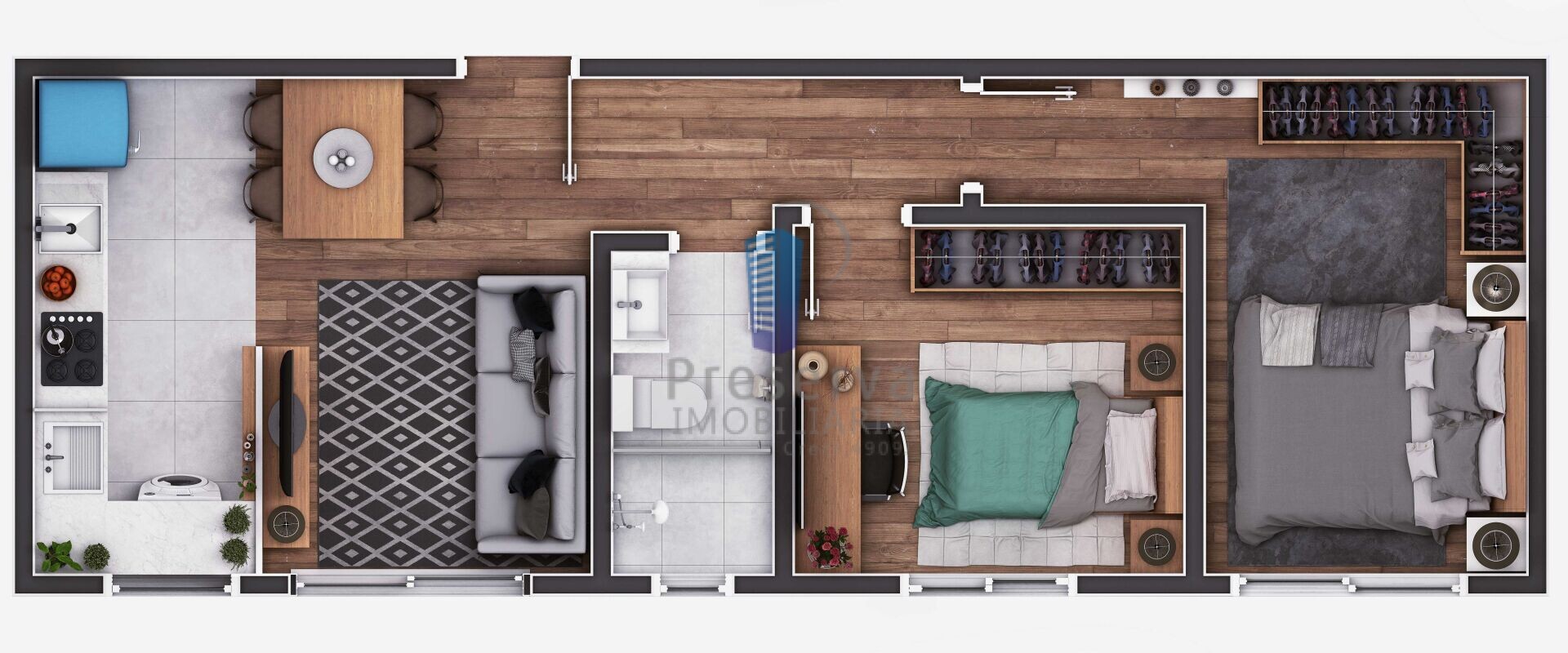 Apartamento à venda com 2 quartos, 45m² - Foto 5