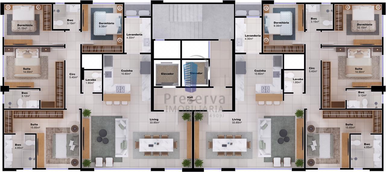 Apartamento à venda com 4 quartos, 132m² - Foto 5