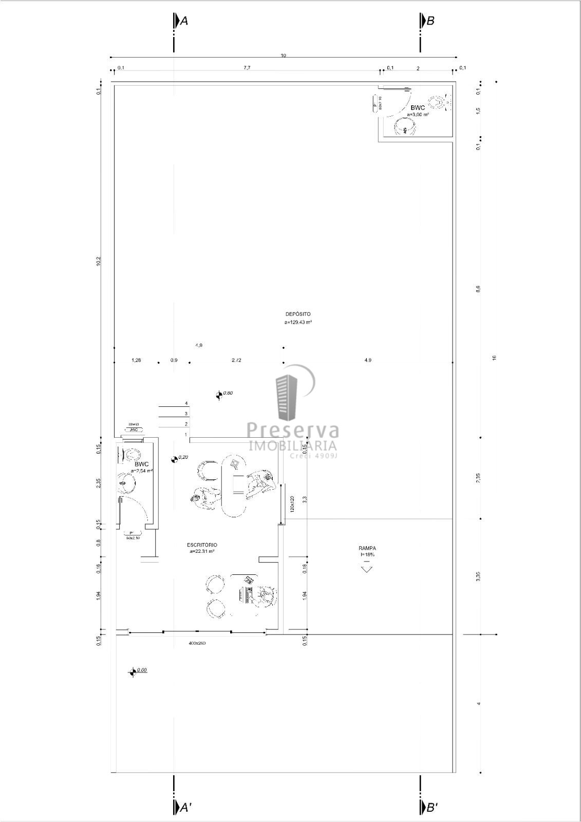 Conjunto Comercial-Sala para alugar, 190m² - Foto 13