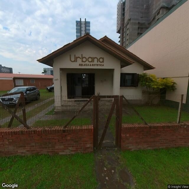 Imagem estática do "Street View" da localização