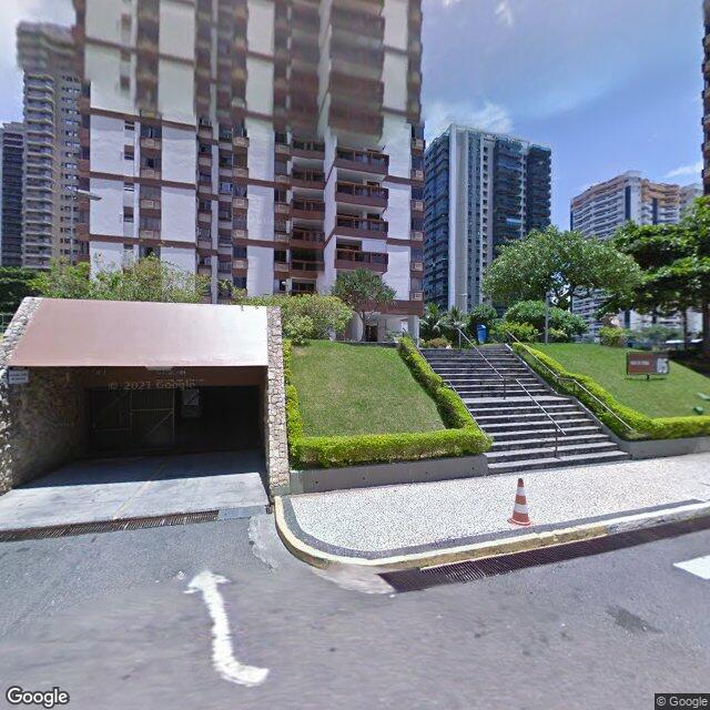 Imagem estática do "Street View" da localização