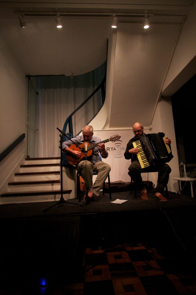 Duo de viola e acordeon com Rafael De Boni e Val | Foto: Igor Sperotto