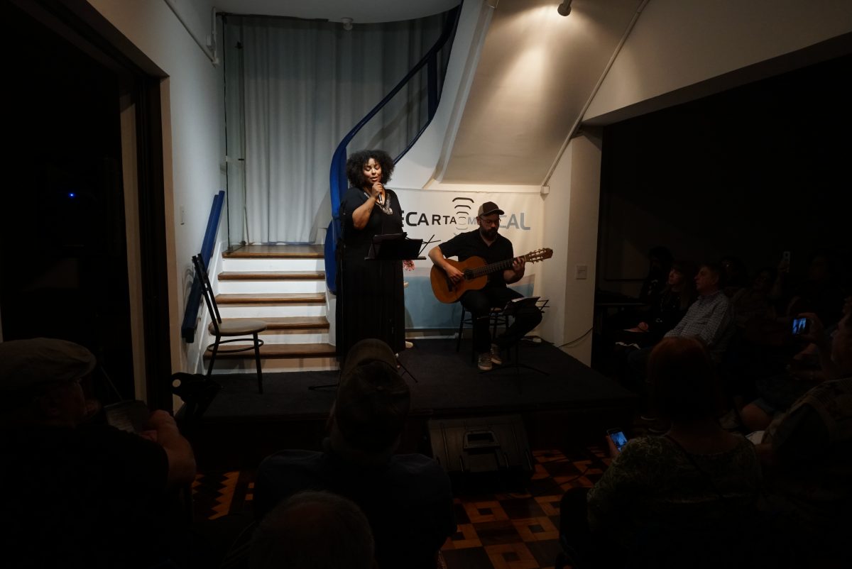 Andreia Cavalheiro no Ecarta Musical | Foto: Igor Sperotto