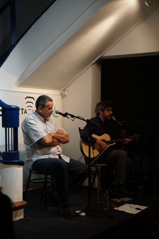 Paulo Nunes e Victor Mendes apresentam A letra e a voz | Foto: Igor Sperotto