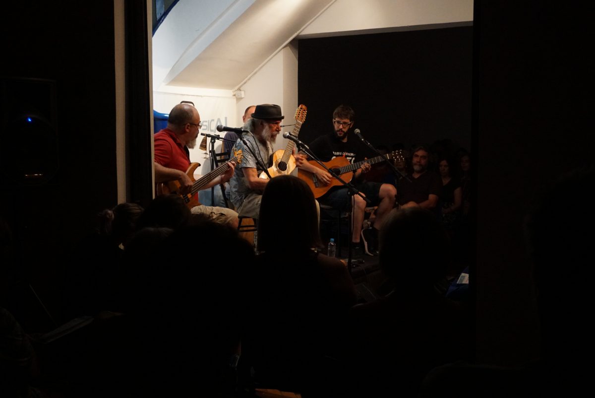 Ubiratan Carlos Gomes e Banda no Ecarta Musical | Foto: Igor Sperotto