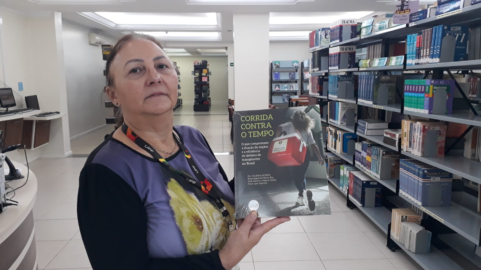 Auxiliar de Biblioteca da UPF, Sindicalista e Historiadora – TErezinha Santos | 