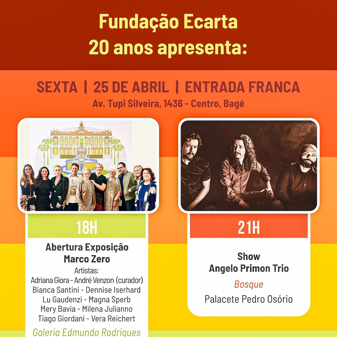 Fundação Ecarta comemora 20 anos com
