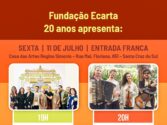 Ecarta celebra 20 anos com show e exposição de artes visuais em Santa Cruz