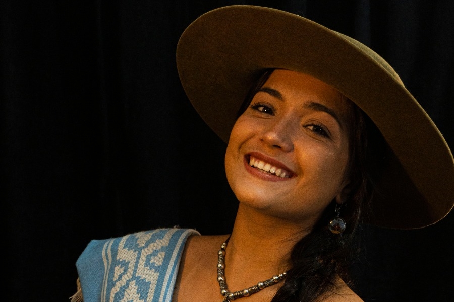 Maria Alice no show Doble Chapa