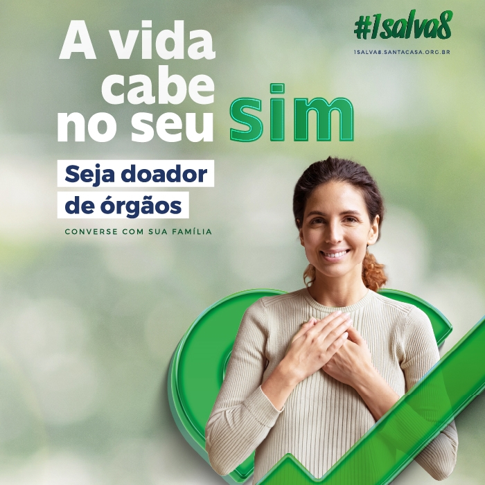 Santa Casa e Ecarta pela doação de órgãos