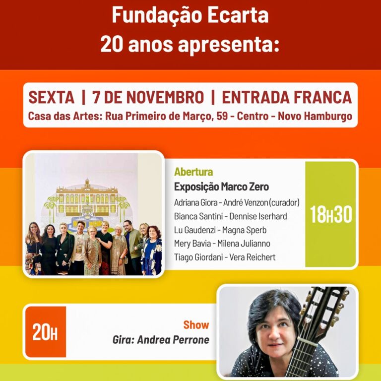 Exposição e show em Novo Hamburgo encerram festividades dos 20 anos da Ecarta