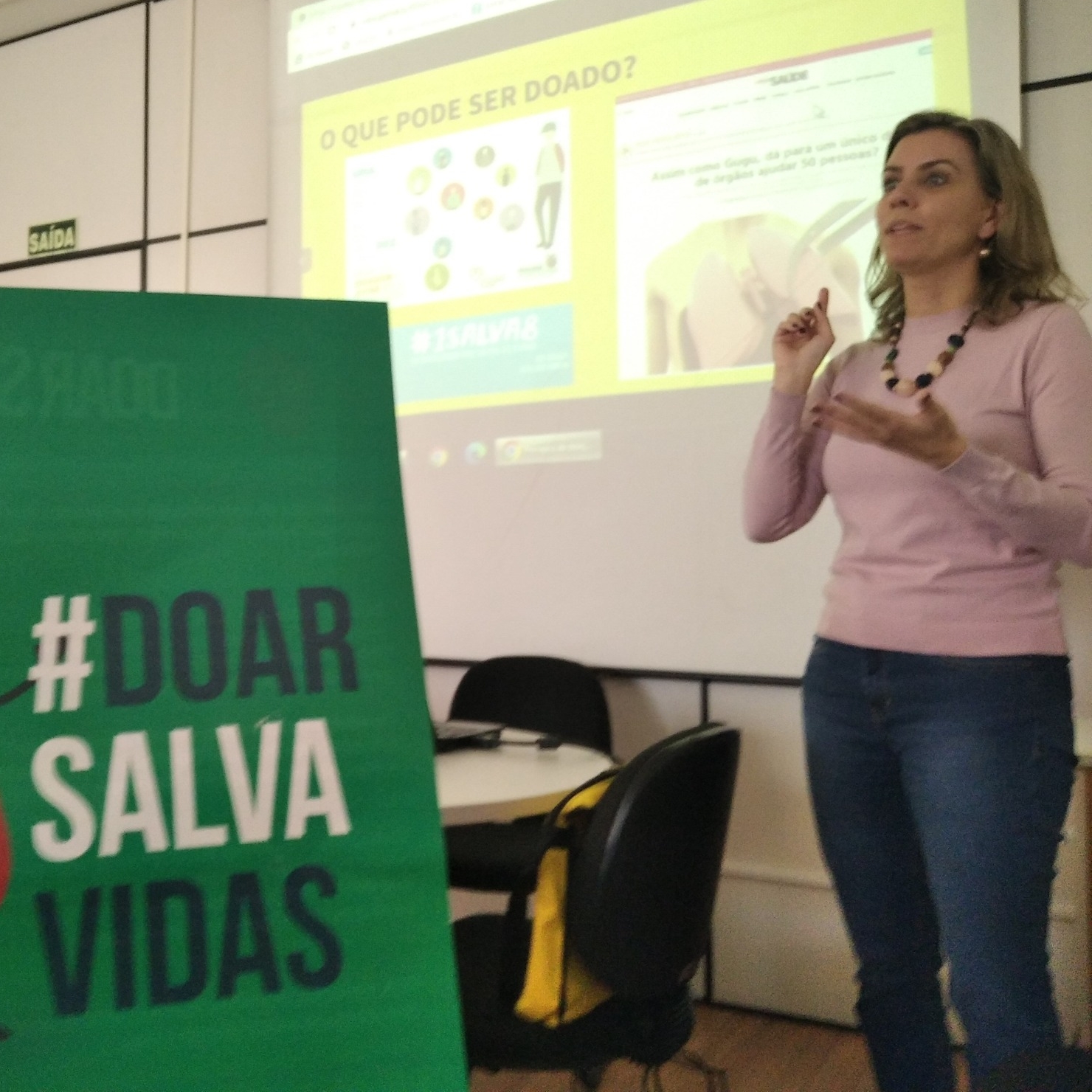 Formação de doação de órgãos e tecidos para a comunidade | Foto: Stela Pastore