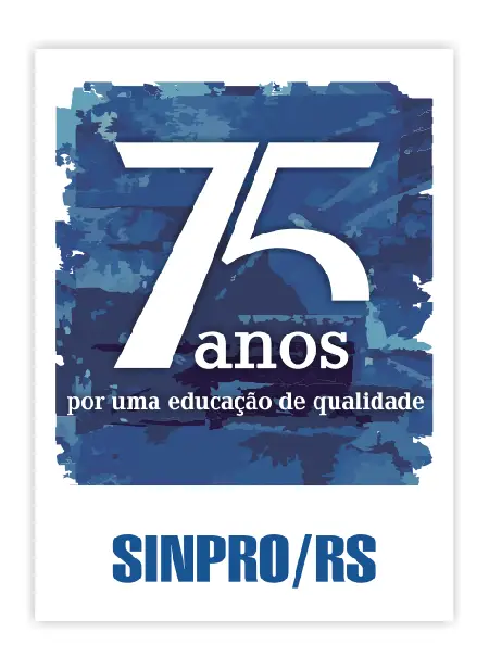 Selo Comemorativo dos 75 anos do Sinpro/RS Sindicato Cidadão