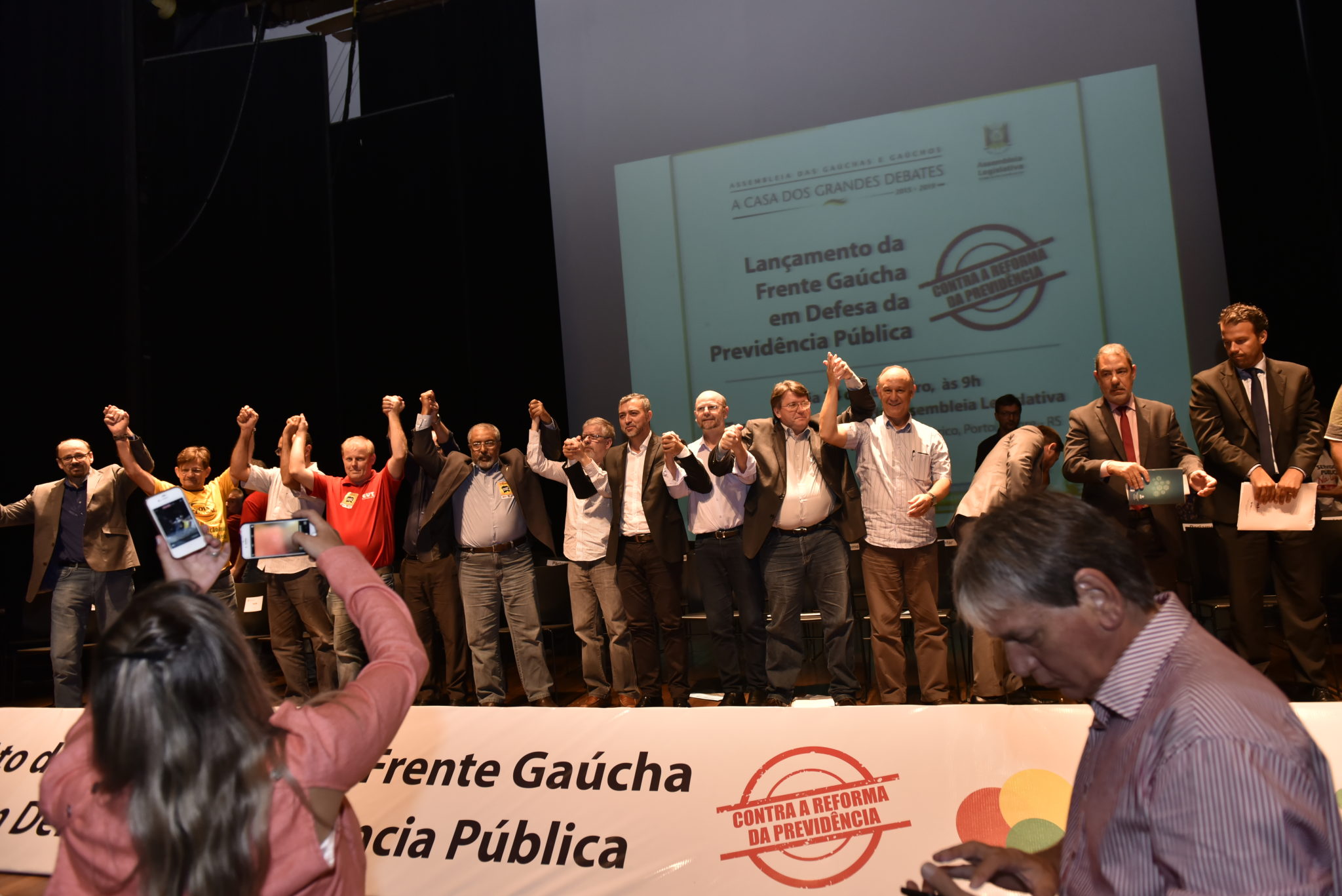 Instalação da Frente Gaúcha em Defesa da Previdência Pública na ALRS