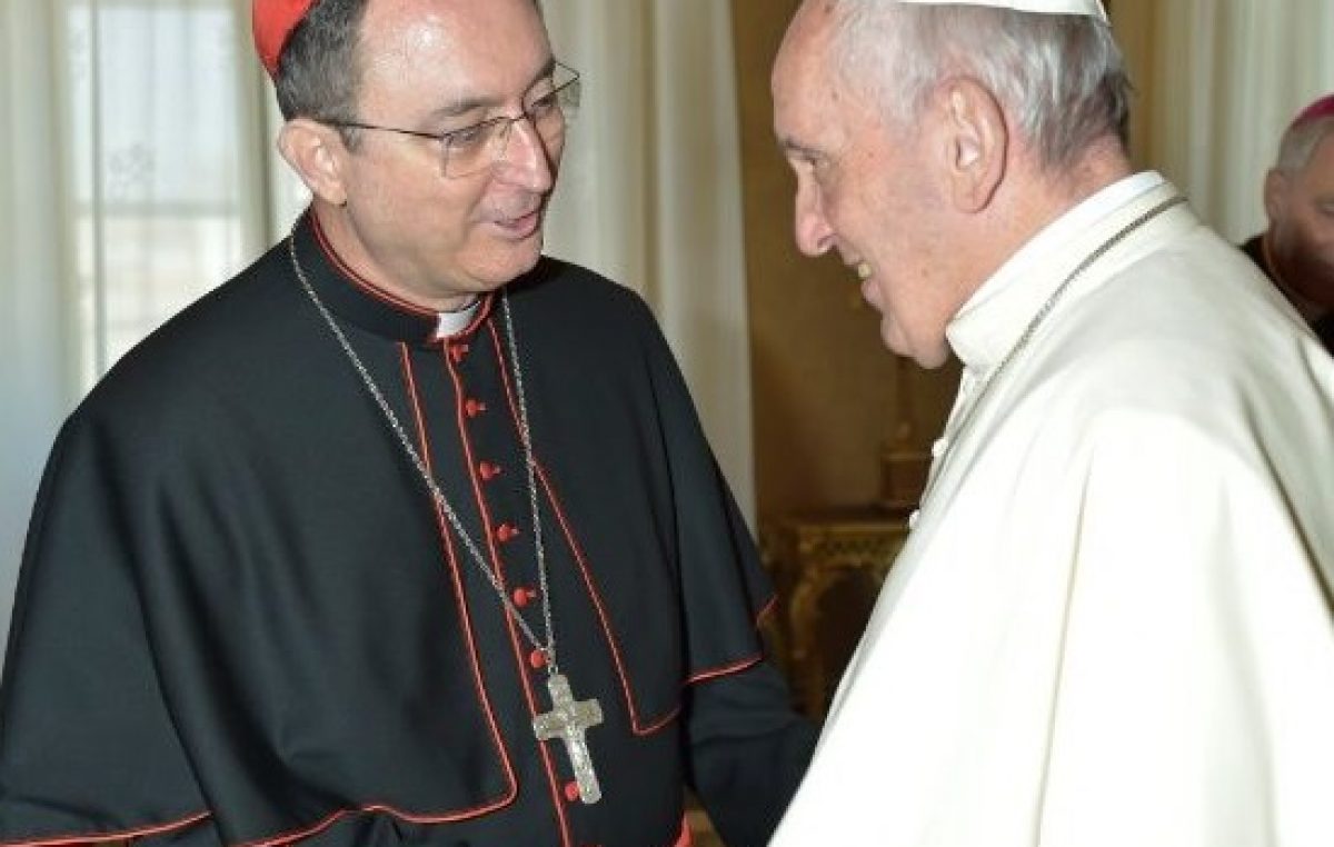 Dom Sérgio esteve na última sexta-feira (6) com o Papa Francisco, em Roma