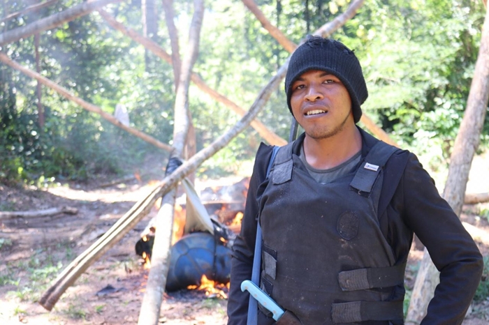 Paulo Paulino Guajajara, 26 anos, foi morto por madeireiros em uma emboscada na Terra Indígena Araribóia